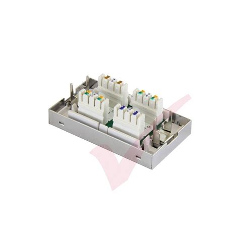 wall mount cat 6 junction box|cat 6 punch down block.